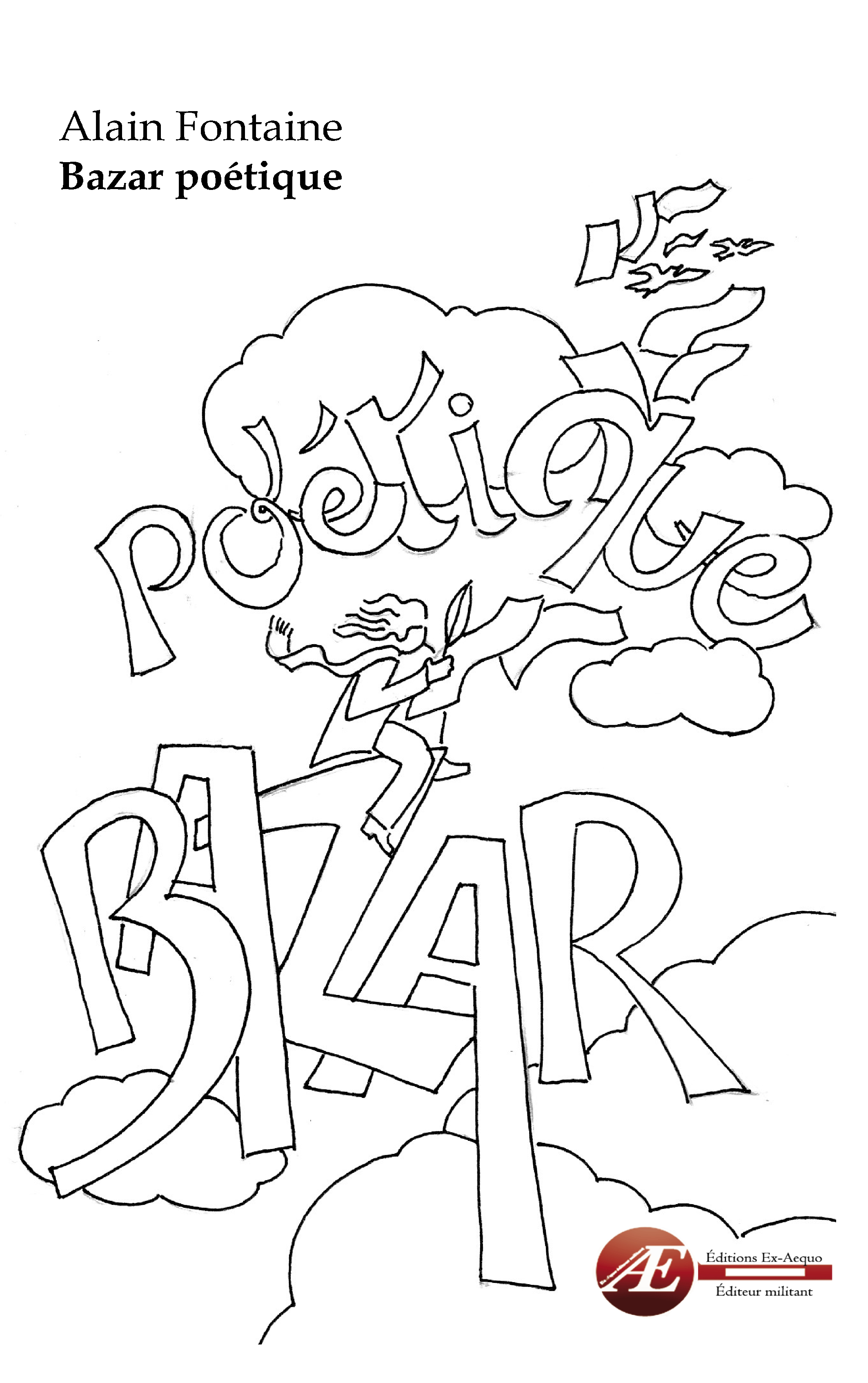 Couverture de Bazar poétique, d&rsquo;Alain Fontaine