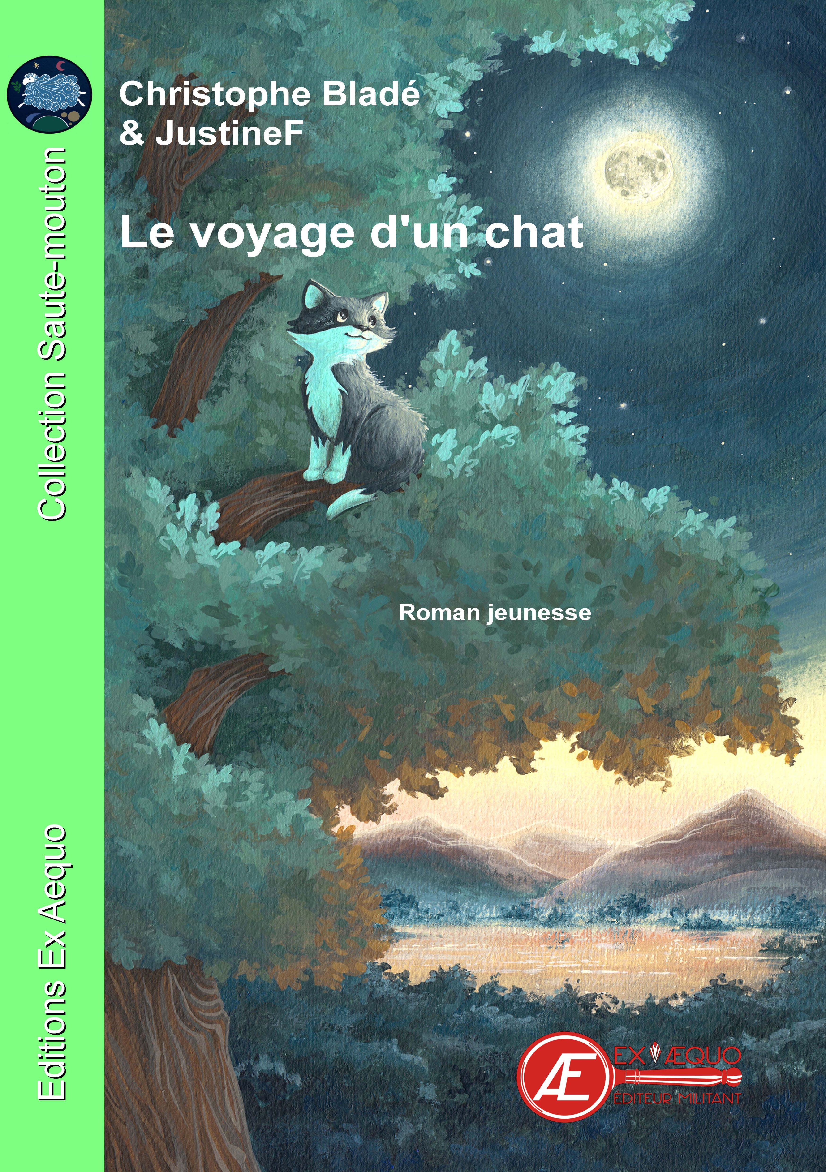 Couverture de Le voyage d&rsquo;un chat, de Christophe Bladé & Justine Florio