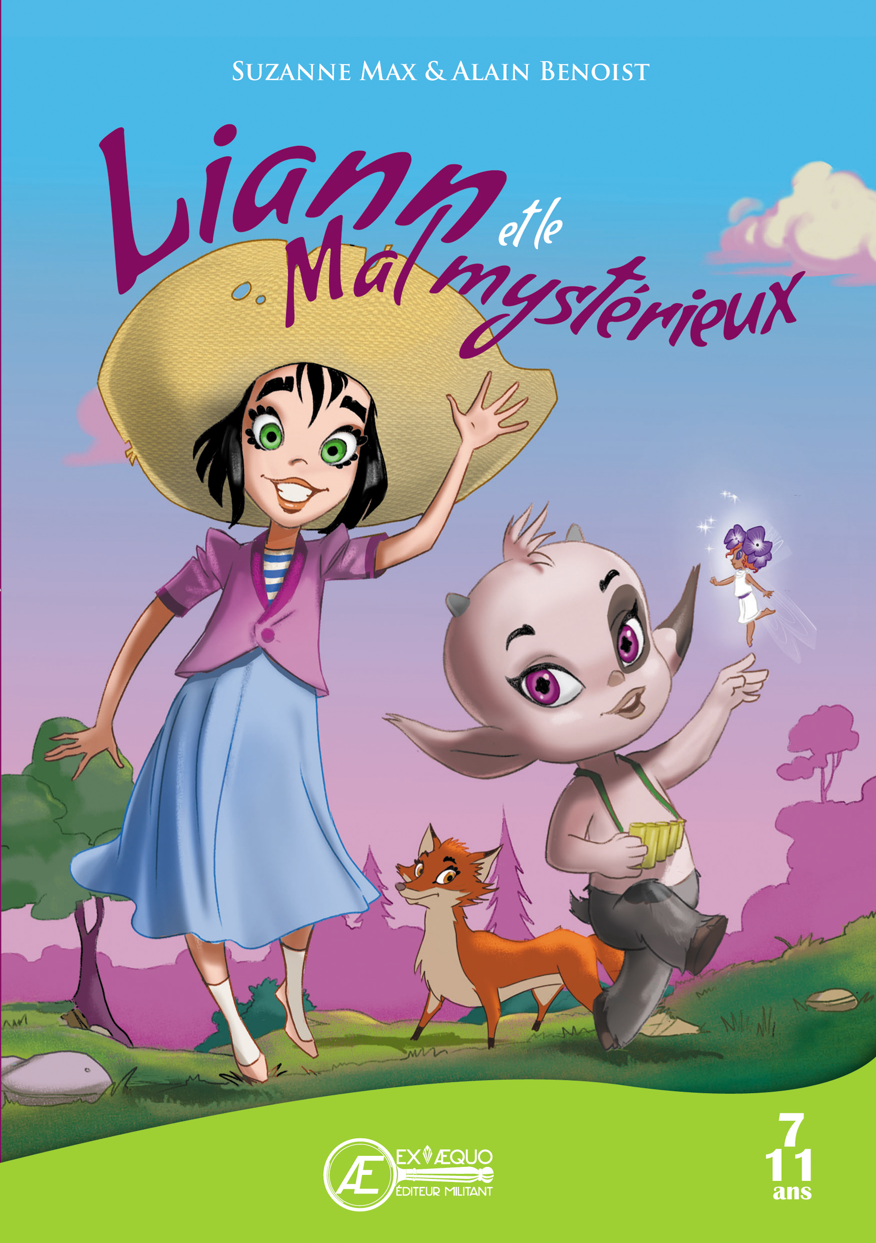 Couverture de Liann et le mal mystérieux, de Suzanne Max et Alain Benoist