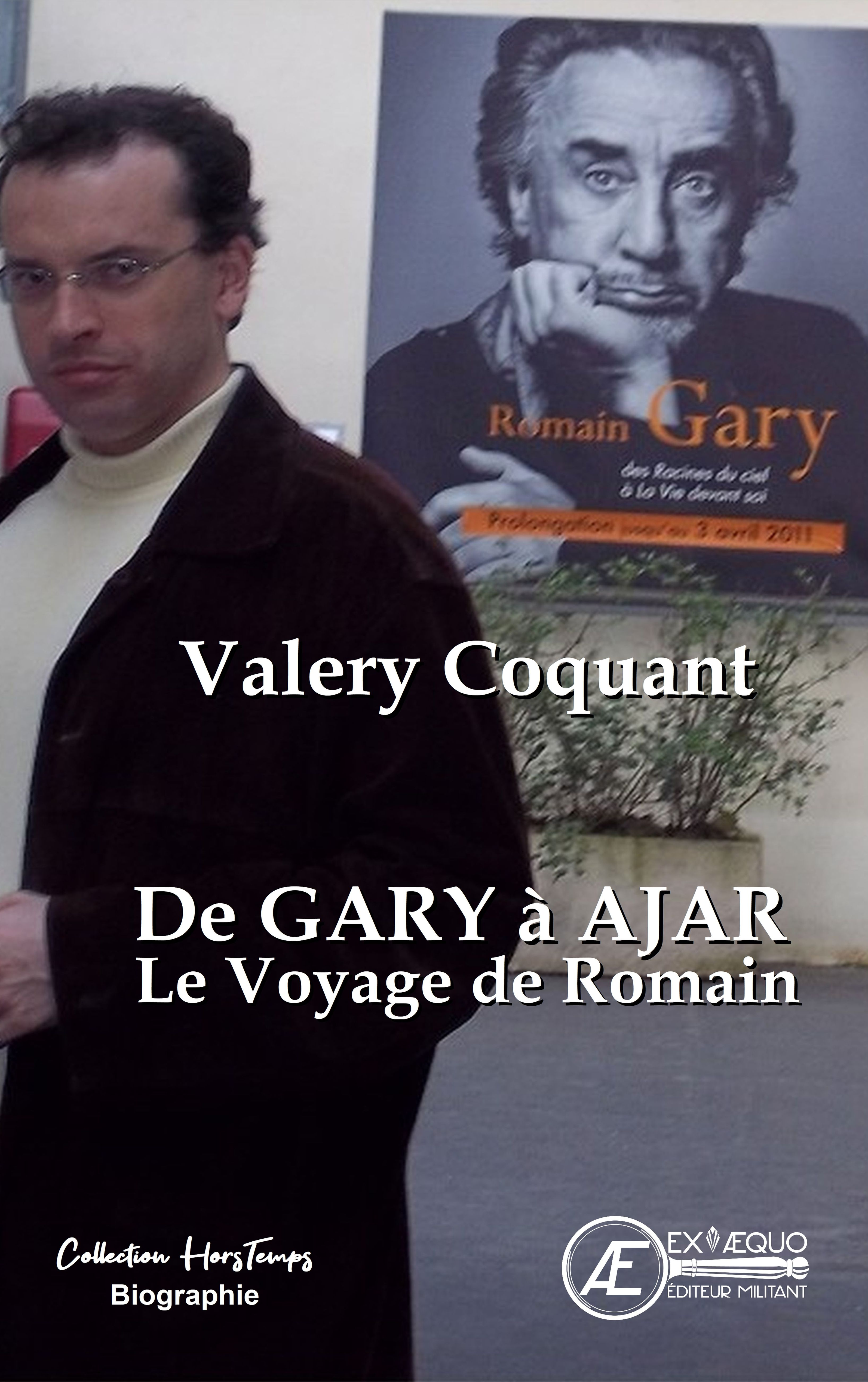 Couverture de De Gary à Ajar, le voyage de Romain, de Valery Coquant