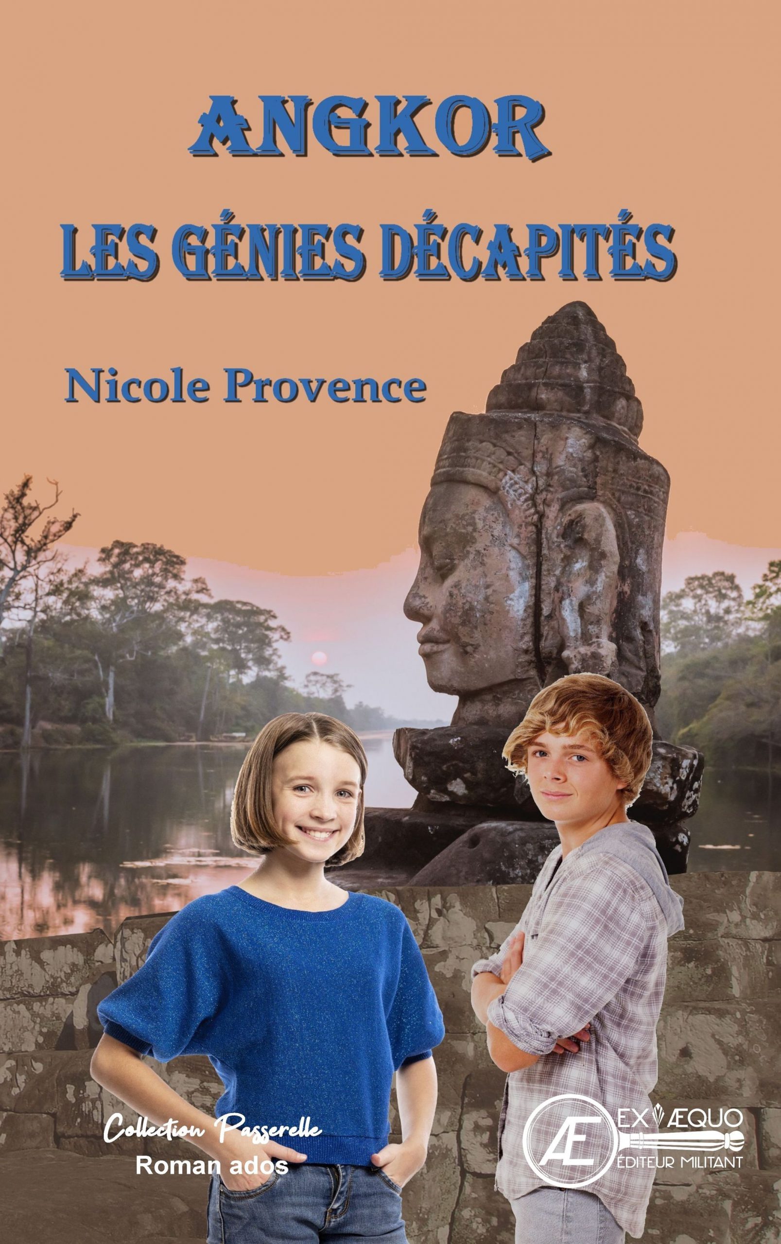 Couverture de Angkor, les génies décapités, de Nicole Provence