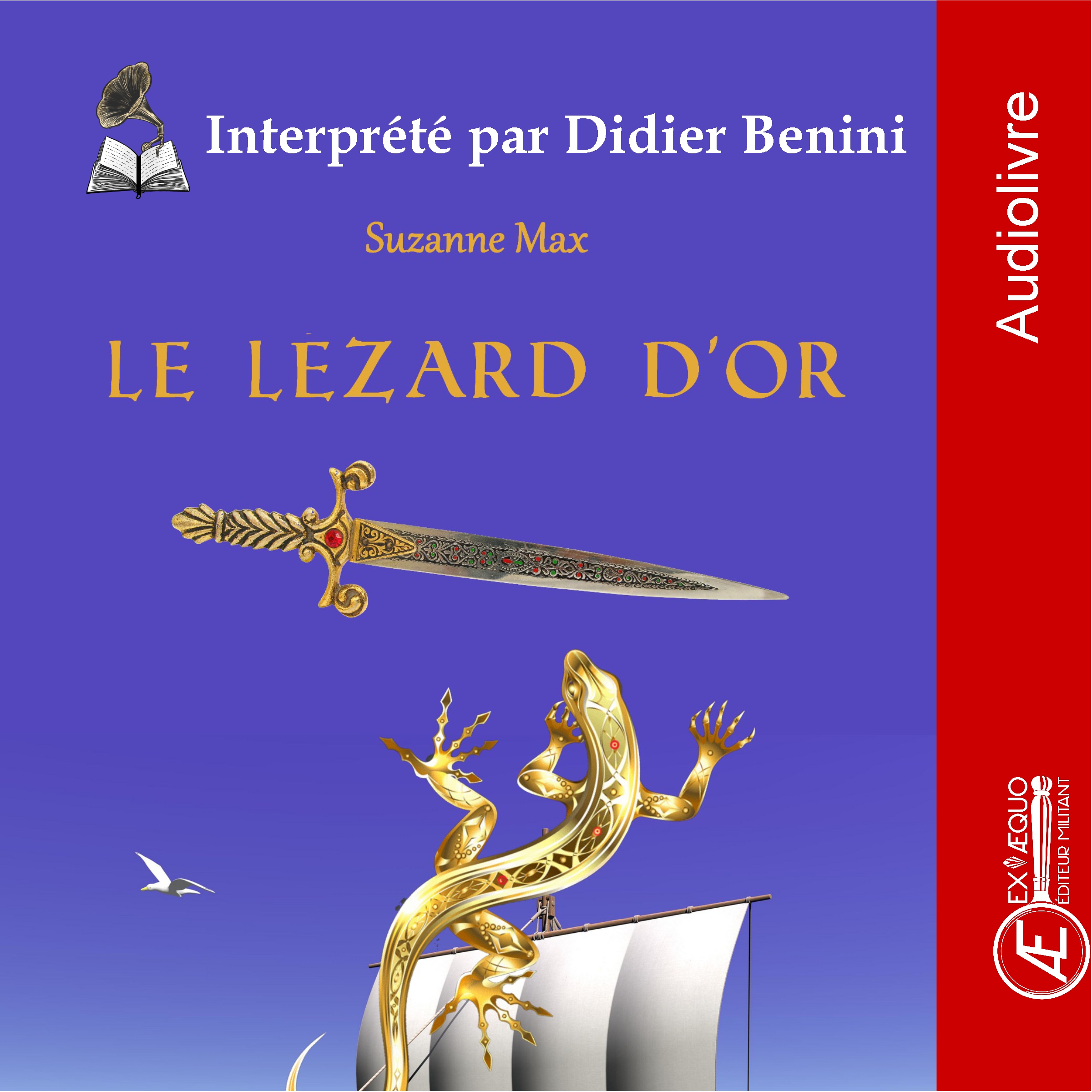 Couverture de Le lézard d&rsquo;or – Audiolivre