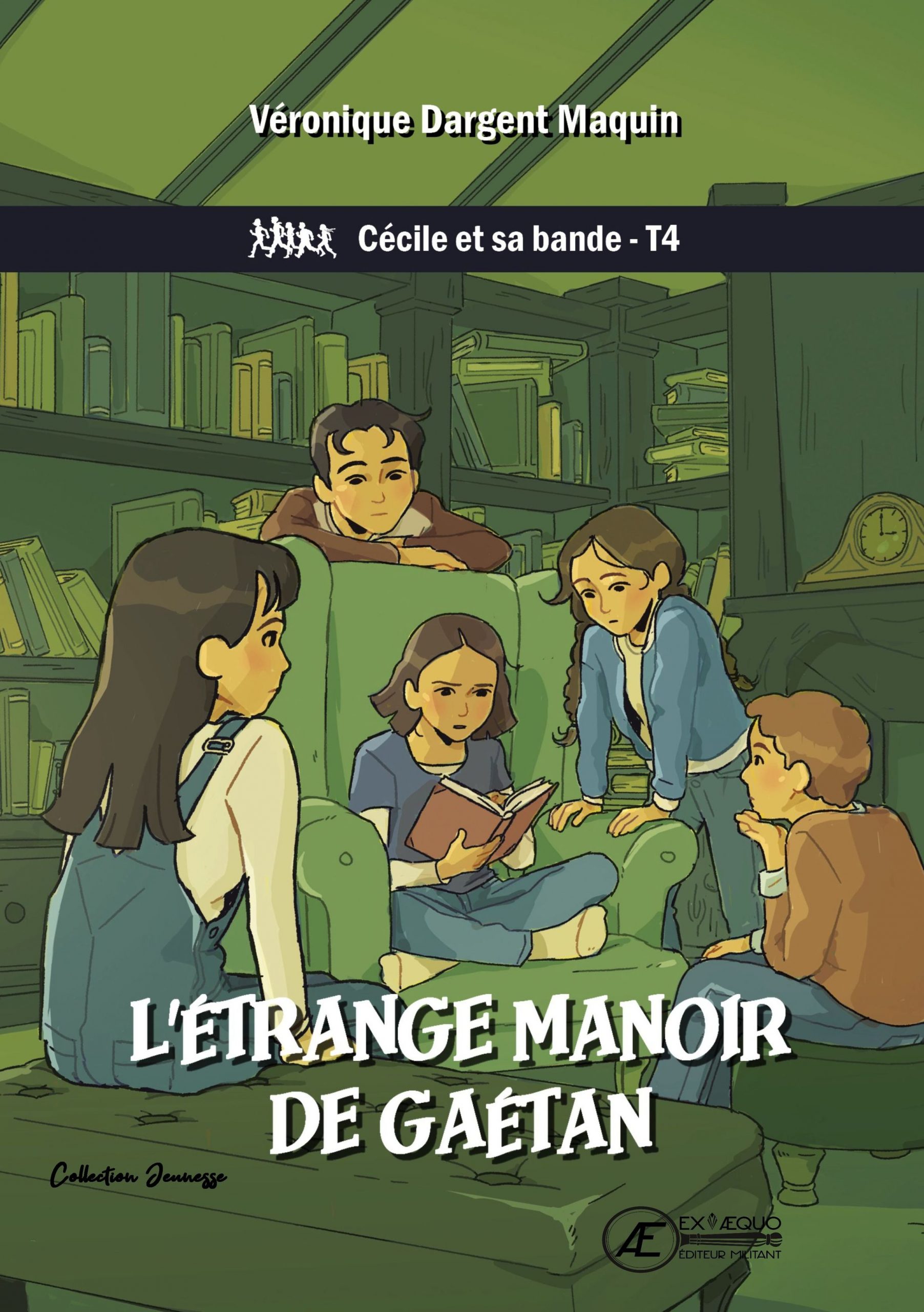 Couverture de L&rsquo;étrange manoir de Gaetan – Cécile et sa bande T4