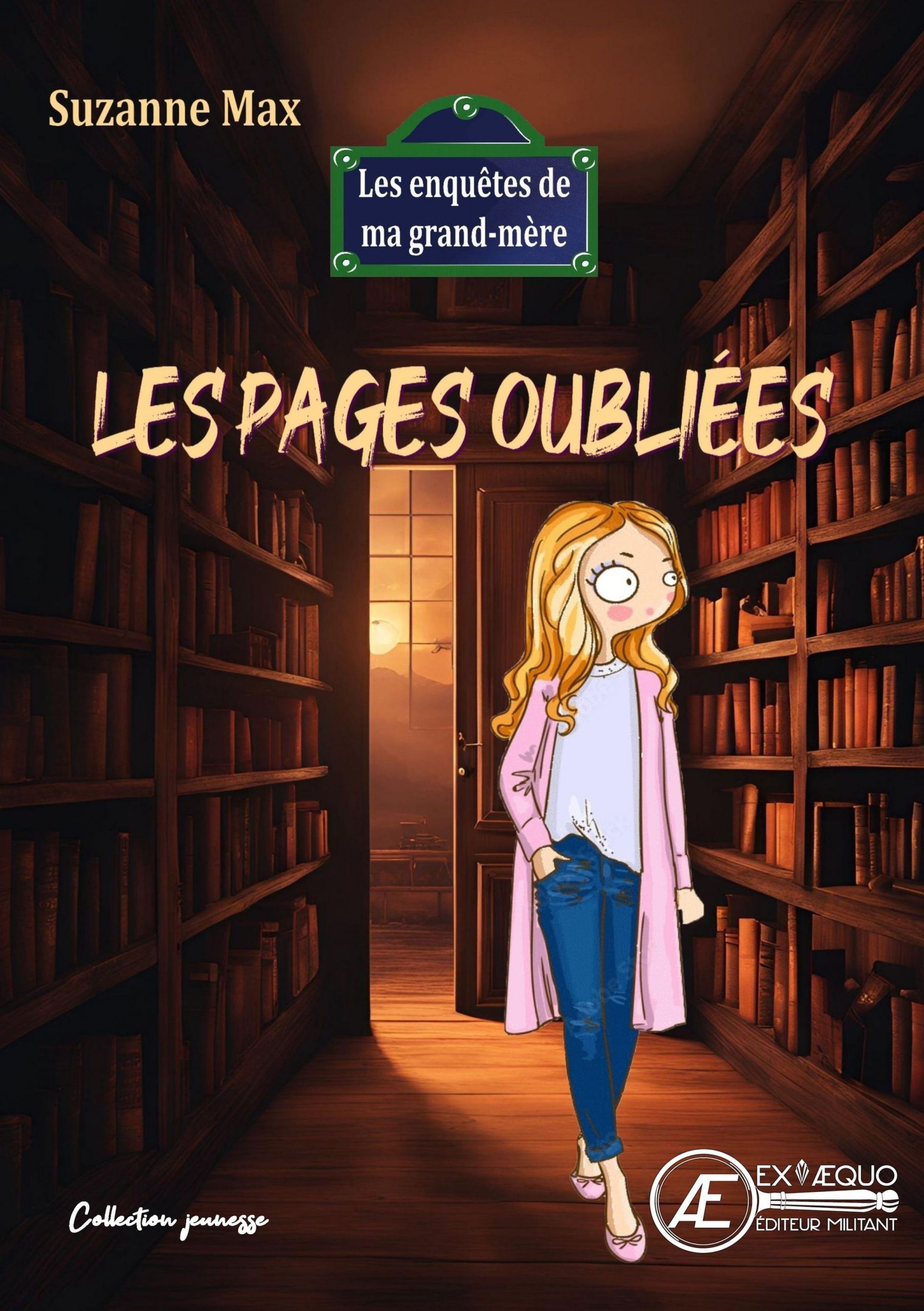 Couverture de Les pages oubliées – Les enquêtes de ma grand-mère T4