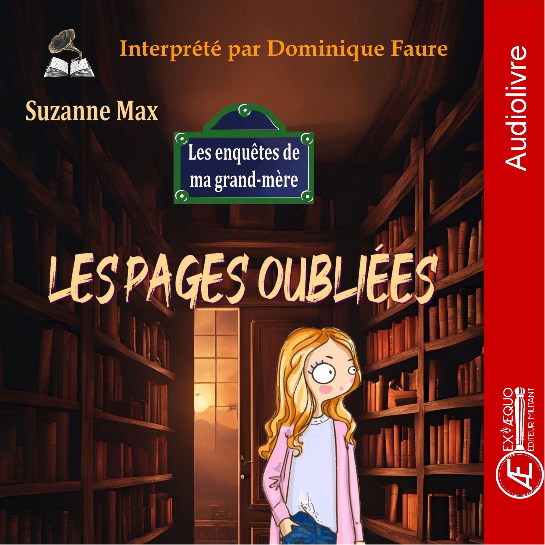 Couverture de Les pages oubliées – audiolivre