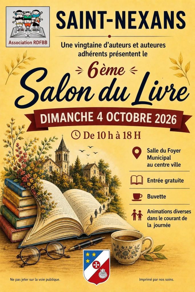 Illustration de Gérard Linsolas au salon du livre de Saint Nexans